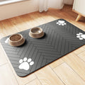 Pet Feeding Mat-Absorbent Pet Placemat for Food and Water Bowl, with Waterproof Rubber Backing, Quick Dry Water Dispenser Mat for Dog and Cat